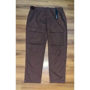 Mens‎ NWT Fashion Nova Cargo Straight Leg Brown Pants